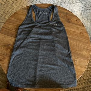 Under armour medium grey tank top dri fit